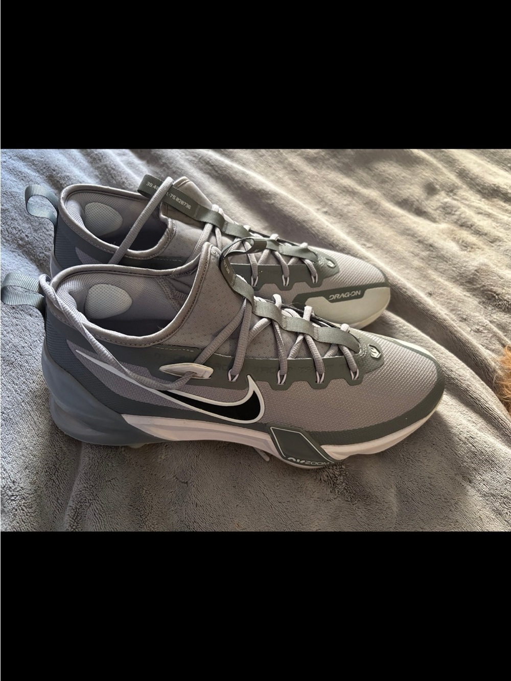 Nike Men’s Gray and White Athletic Sneakers